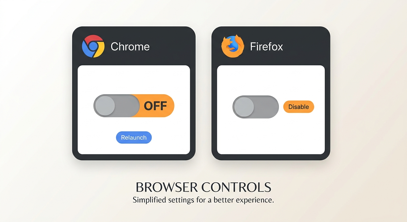 How to disable hardware acceleration in Chrome and Firefox to enable Hulu screen recording