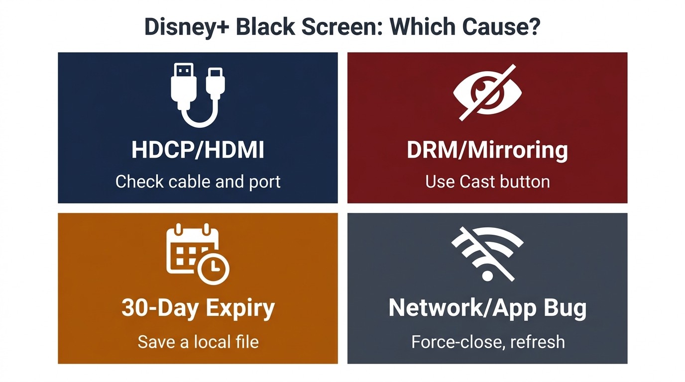 Disney plus diagnostic flowchart