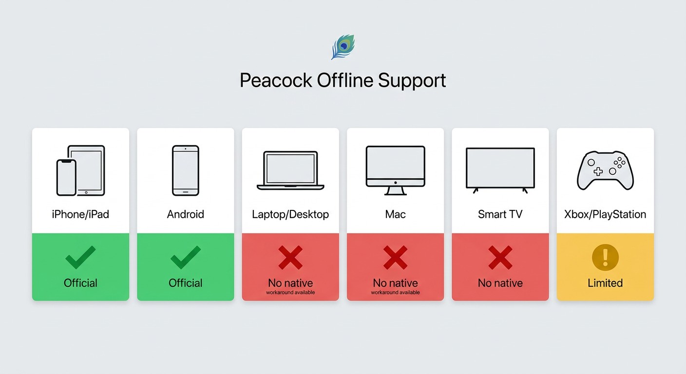Peacock device matrix