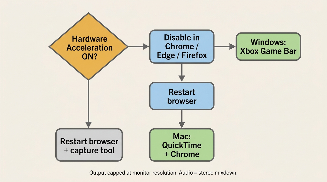 Black screen diagnostic flowchart