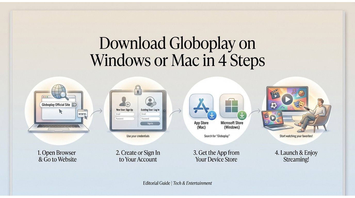Download globoplay on windows or mac in 4 steps