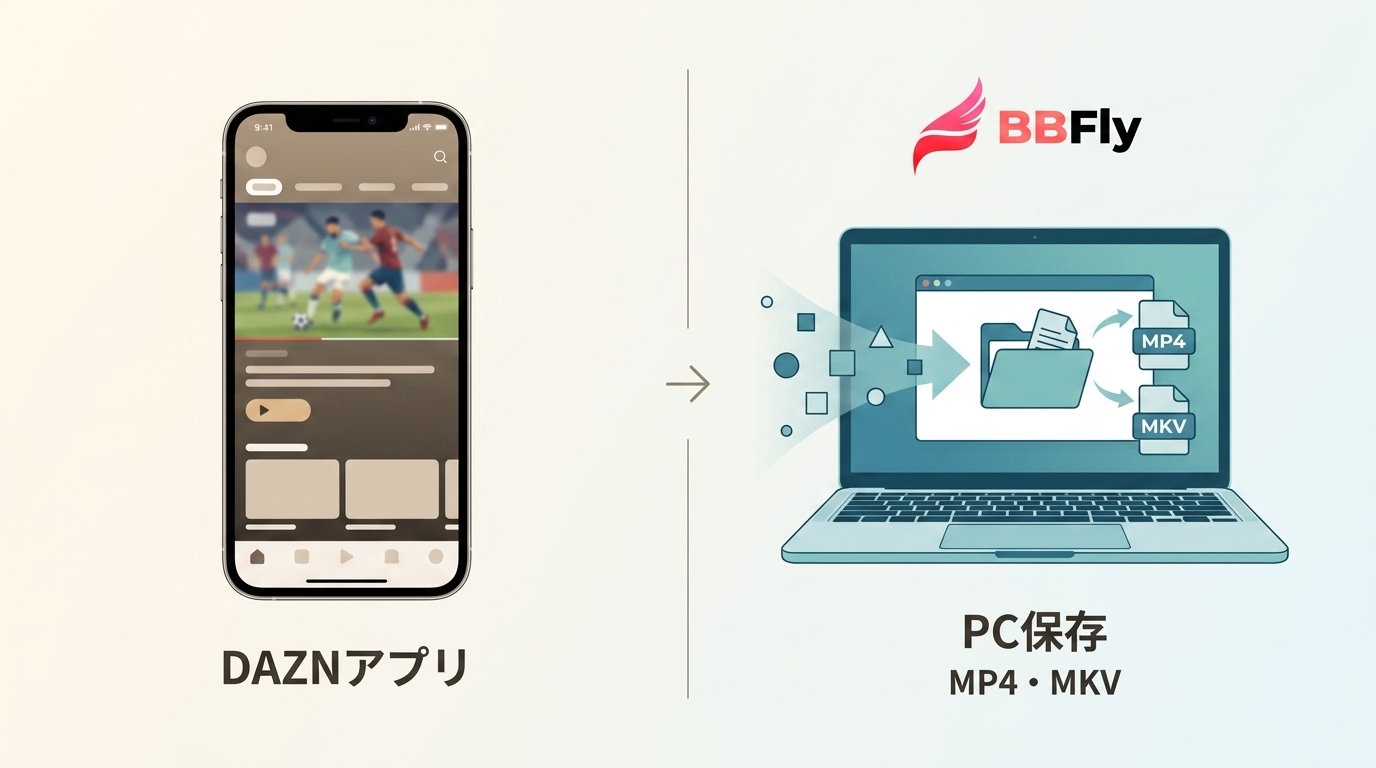 DAZNの公式ダウンロード機能とPC保存の違い|制限・注意点