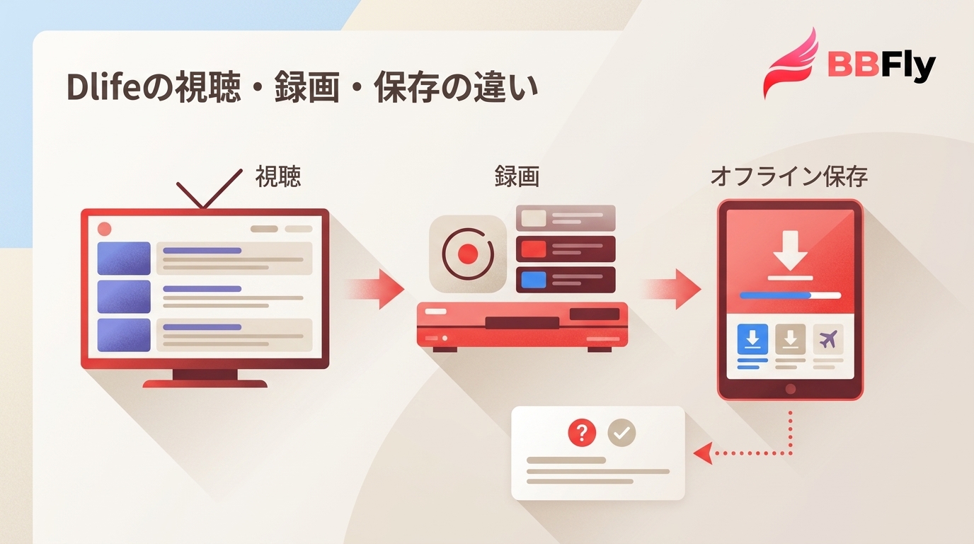 FOXは現在Dlife|視聴・録画・オフライン保存の違い