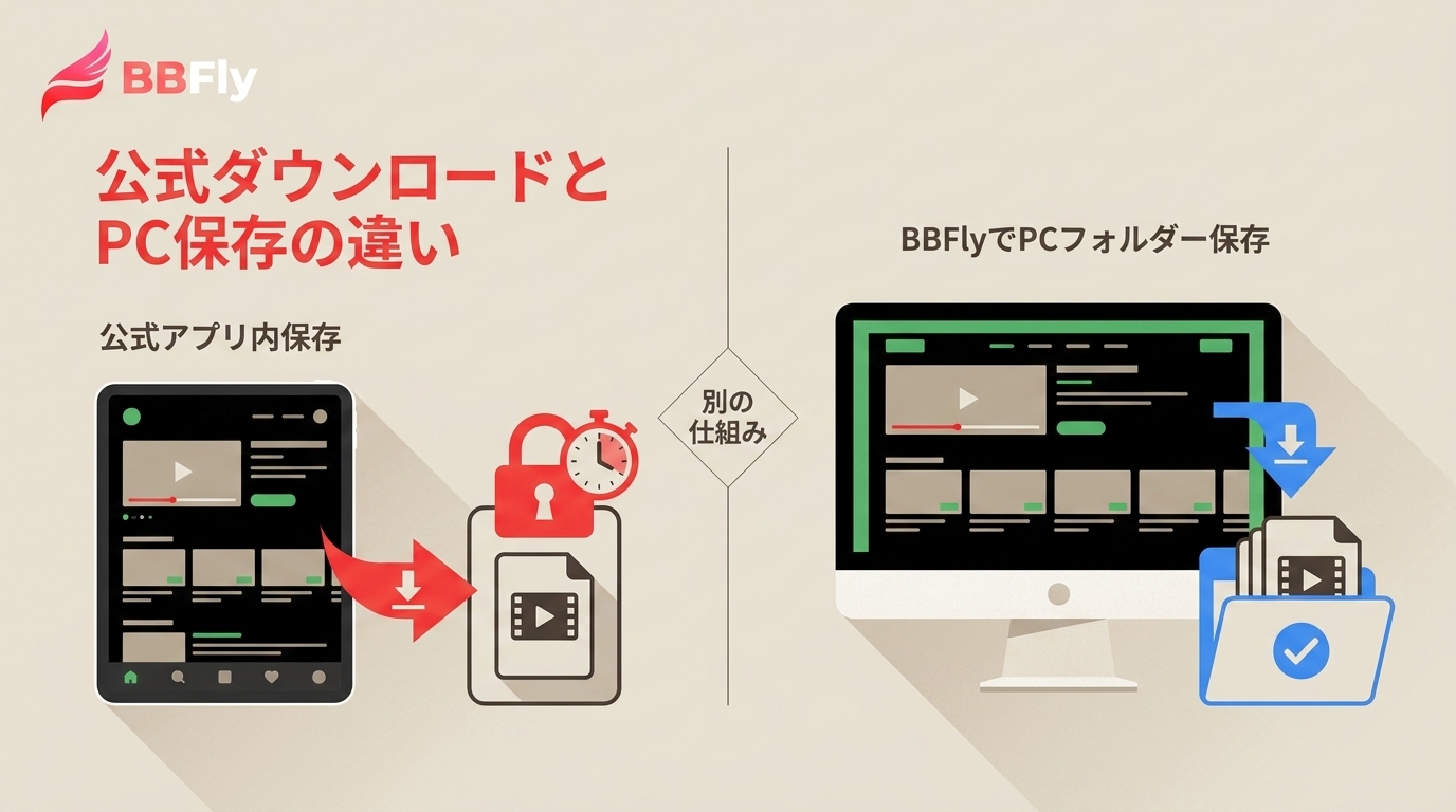 Channel 4の公式ダウンロードとPC保存の違い|仕組み・制限・注意点