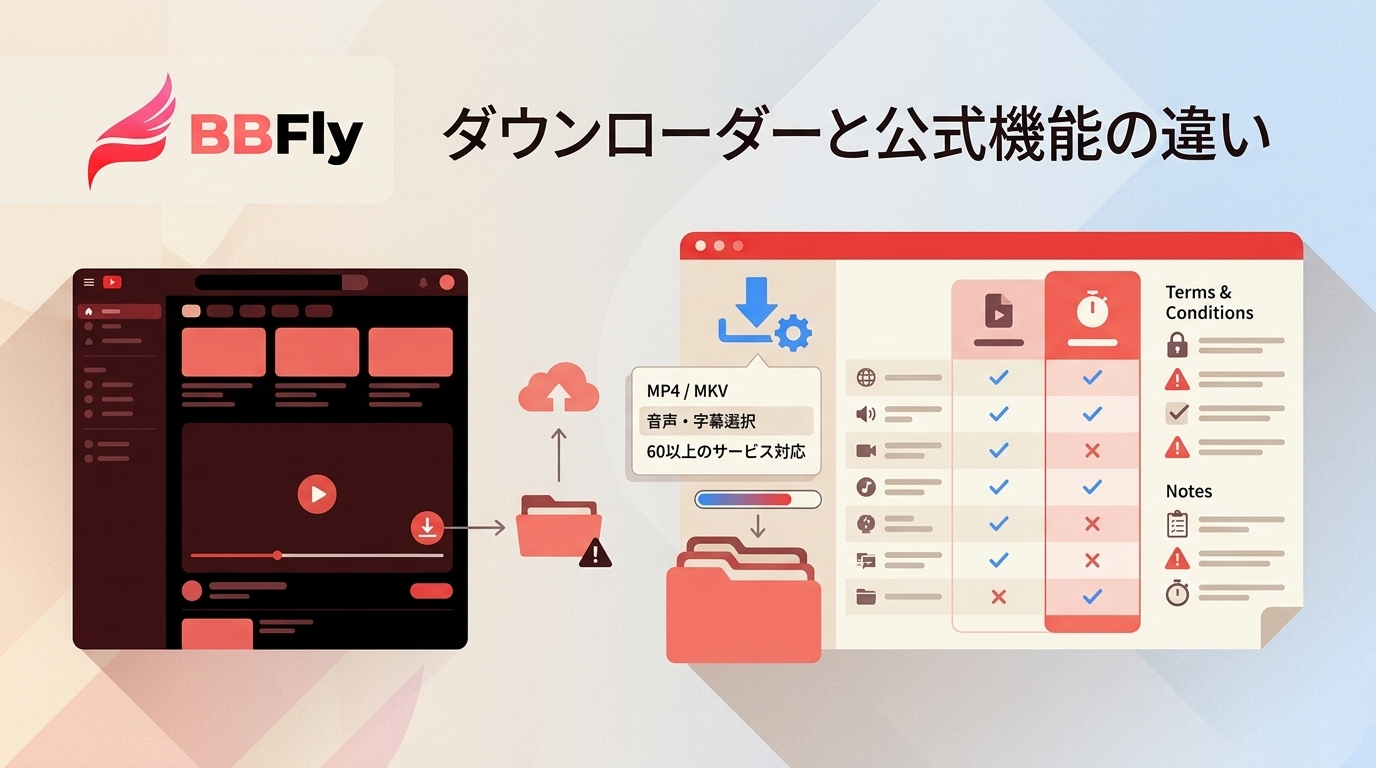 Brazzers Downloader比較｜公式機能との違いと注意点