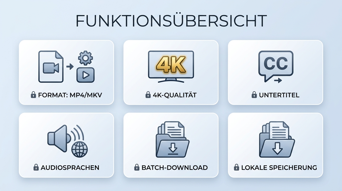 BBFly-Funktionen für ITVX mit MP4, MKV, 4K, Untertiteln und Audiosprachen