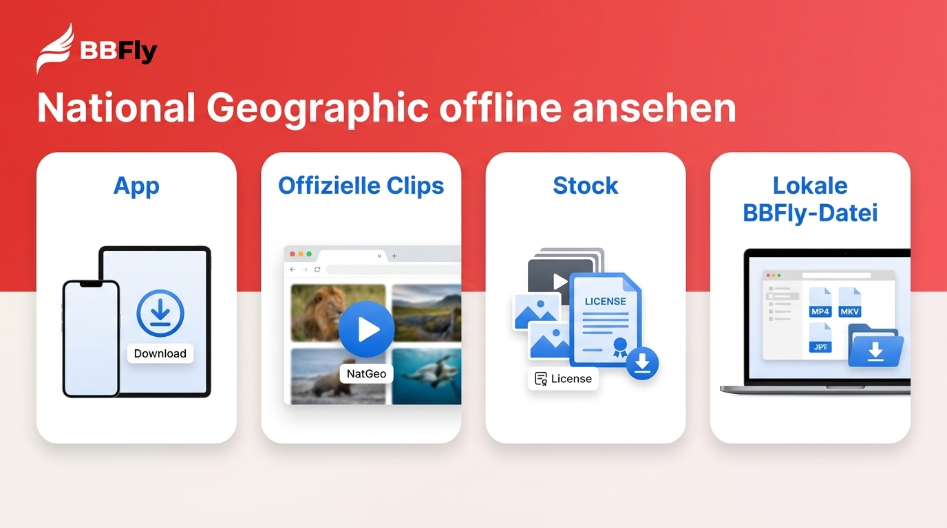 National Geographic offline ansehen: 4 Wege und ihre Grenzen