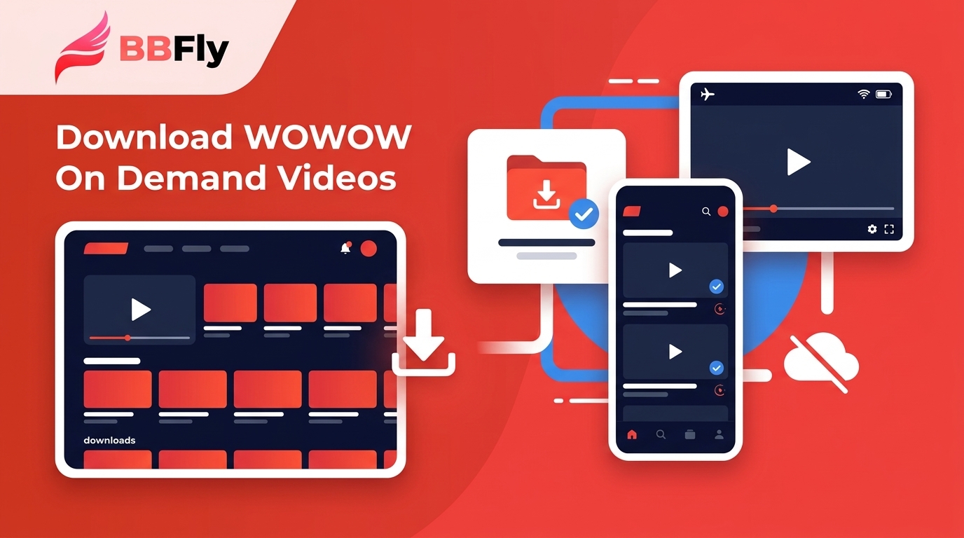 How to Download WOWOW On Demand Videos for Offline Viewing