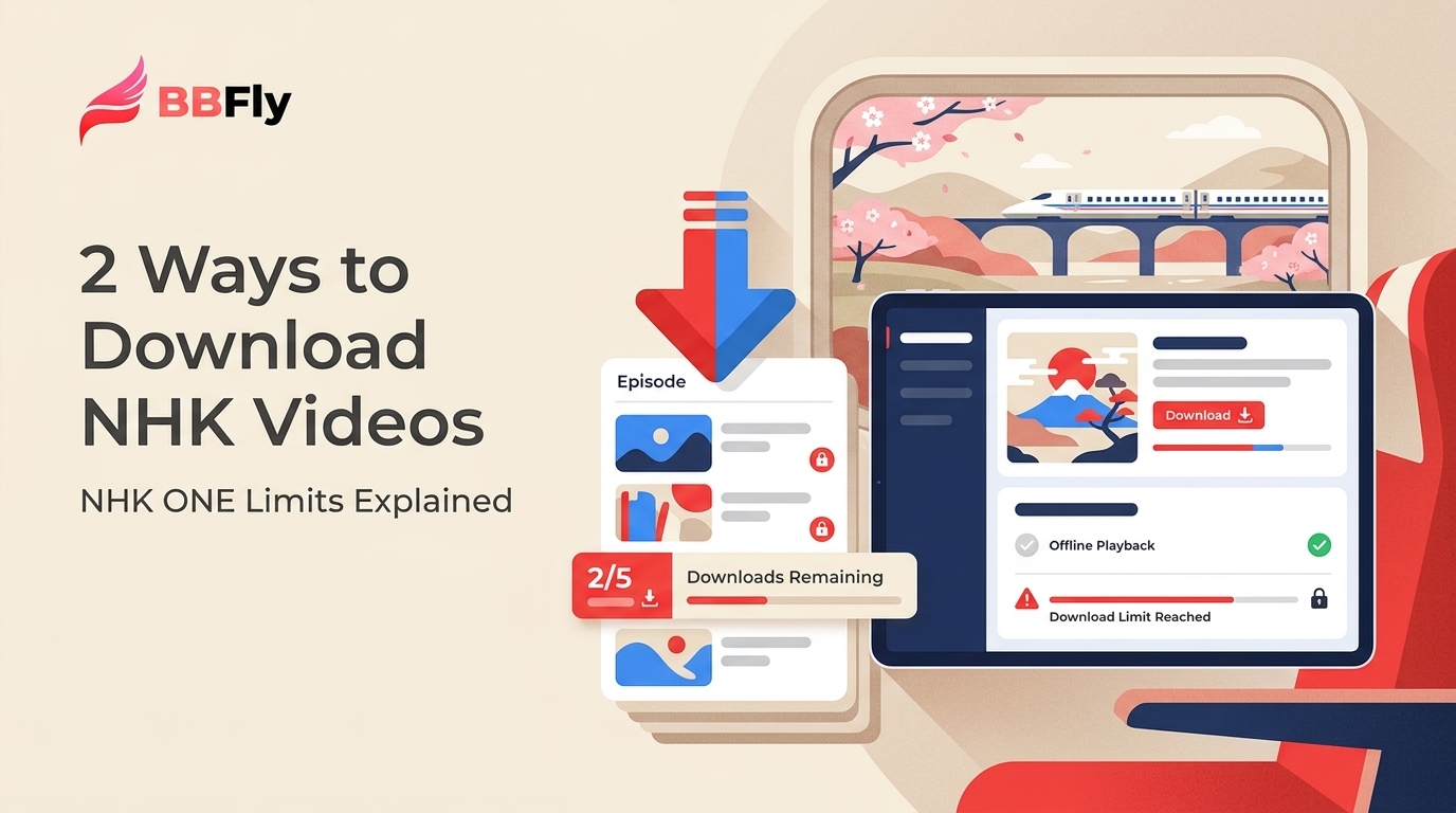 2 Ways to Download NHK Videos: NHK ONE Limits Explained