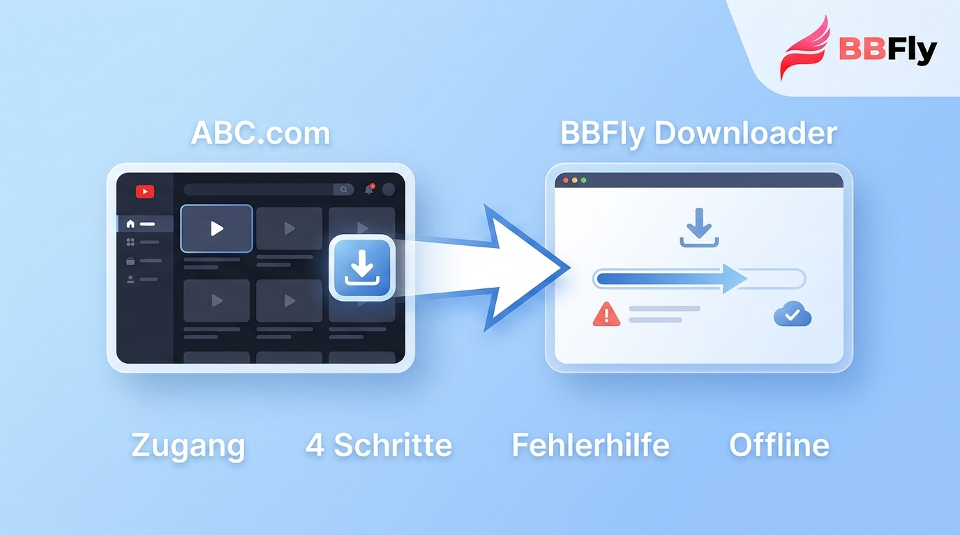 ABC.com-Videos herunterladen: Zugang, 4 Schritte und Fehlerhilfe