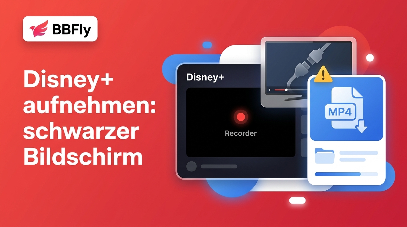 Disney Plus aufnehmen: Schwarzer Bildschirm und passende Alternativen
