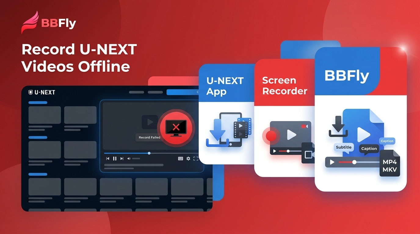 Can You Record U-NEXT Videos? 3 Offline Options