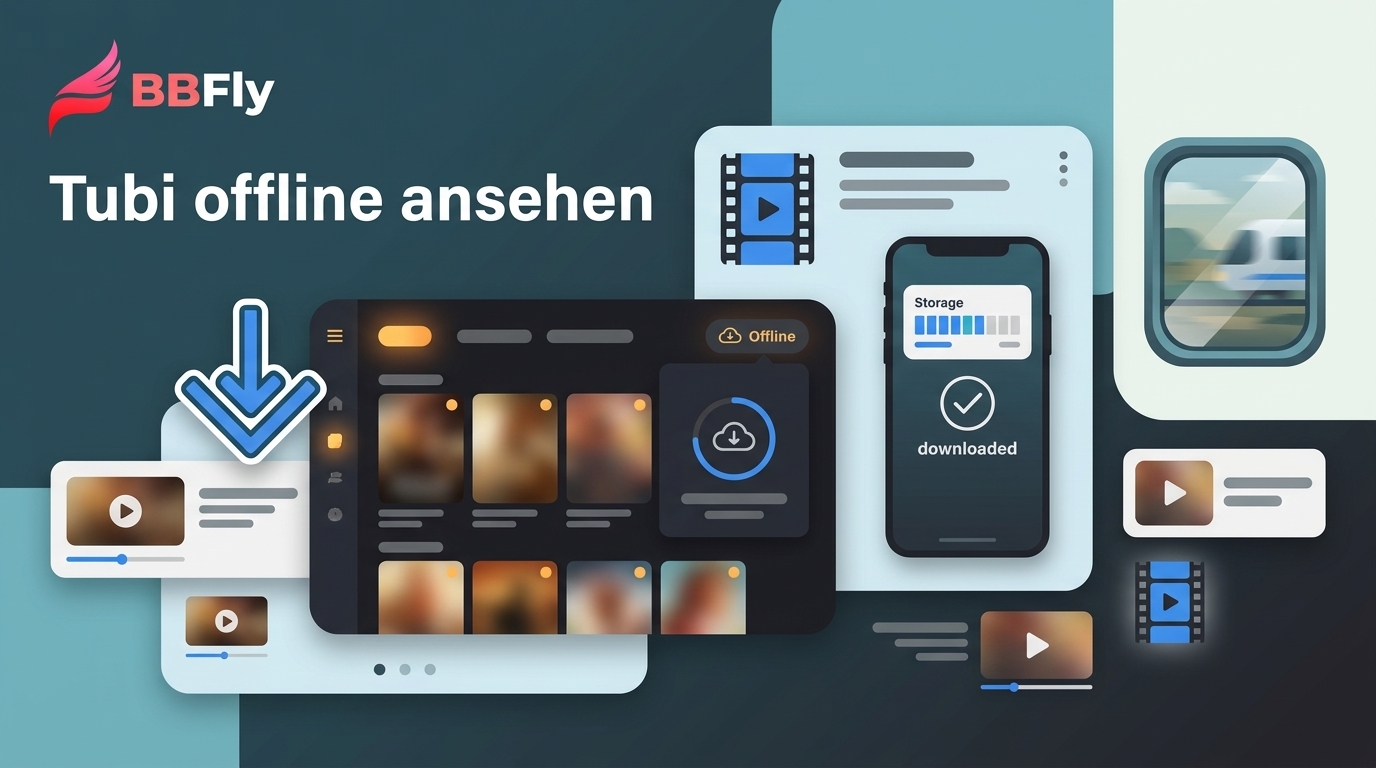 Tubi-Filme offline ansehen: 3 Methoden im Deutschland-Check