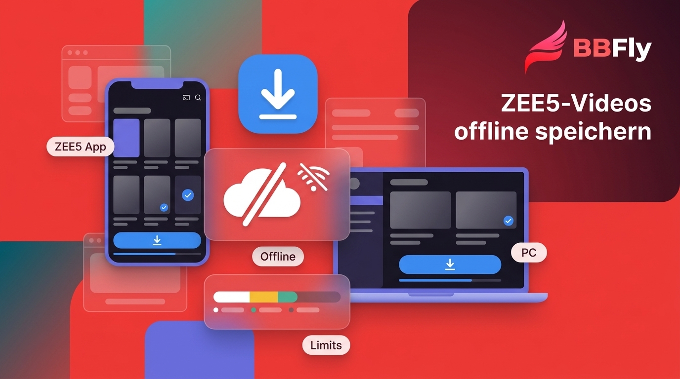 ZEE5-Videos herunterladen: App, PC und Offline-Grenzen