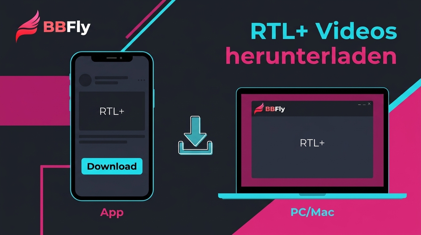 RTL+ Videos herunterladen: 2 Wege für App, PC und Mac