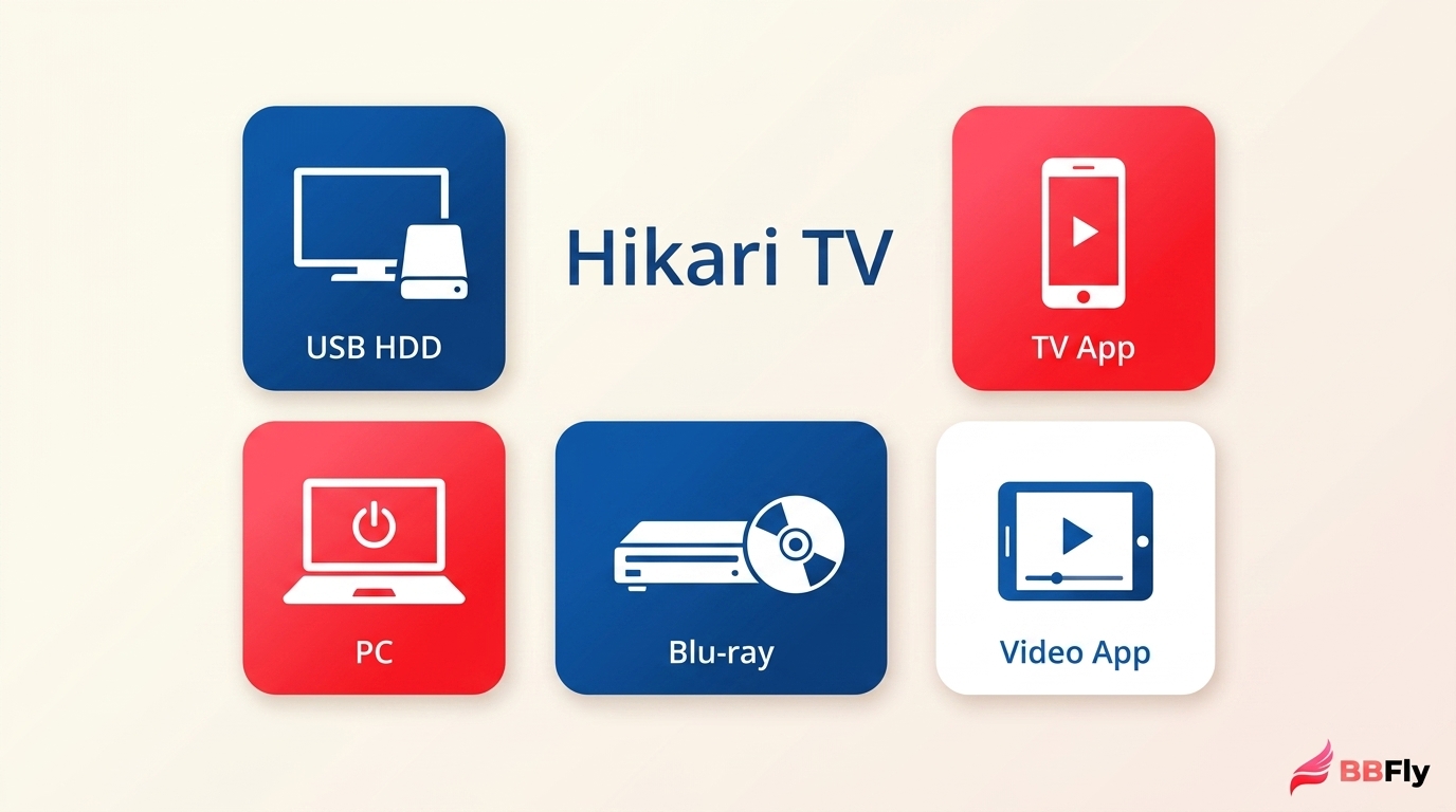Hikari TV Recording: 5 Options for TV, Apps, and PC