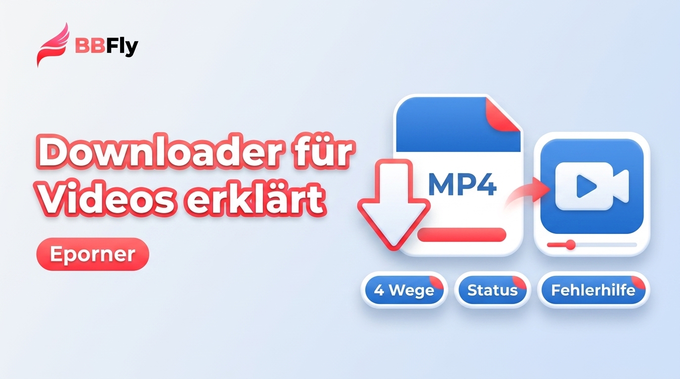 Eporner Downloader 2026: 4 Wege, Status und Fehlerhilfe