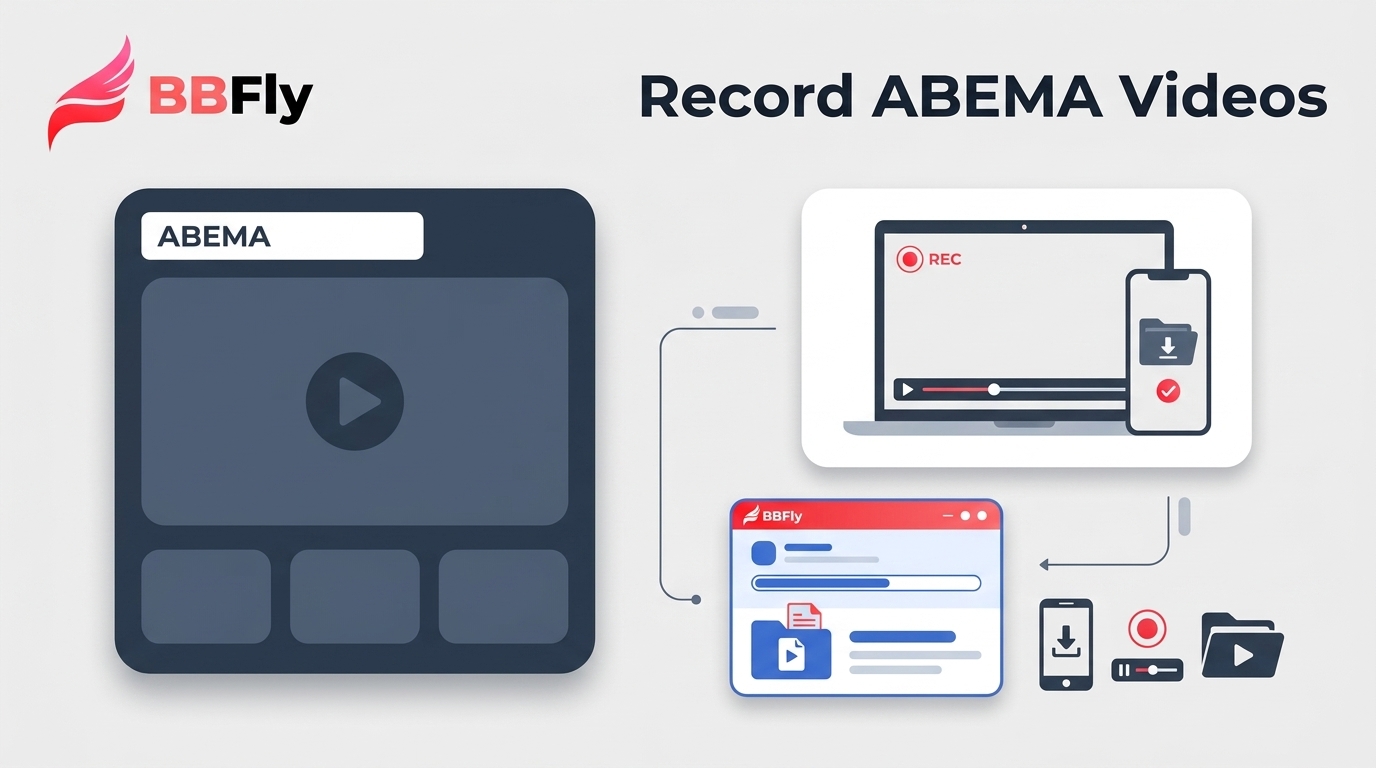Record ABEMA Videos: 3 Options for PC and Mobile