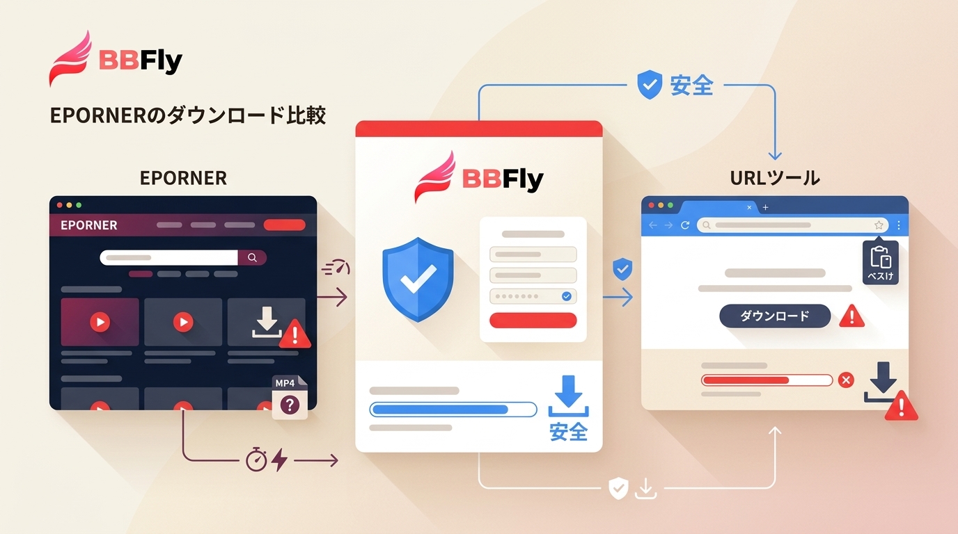 EPORNERのダウンロード手段を比較｜登録・安全性・失敗時の注意点