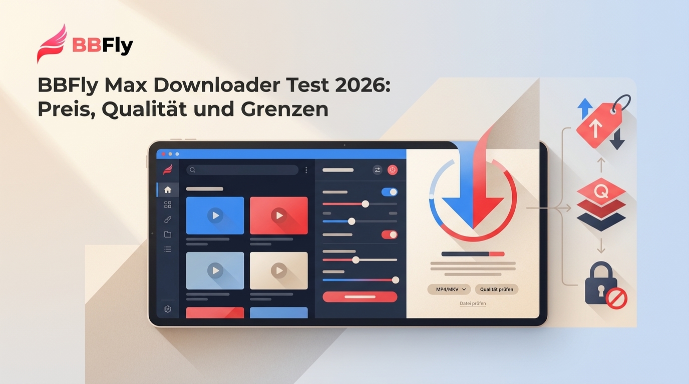 BBFly Max Downloader Test 2026: Preis, Qualität und Grenzen