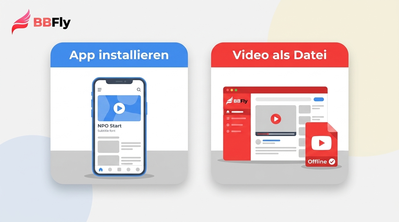 NPO-Start-Videos herunterladen: 2 Download-Arten klar erklärt