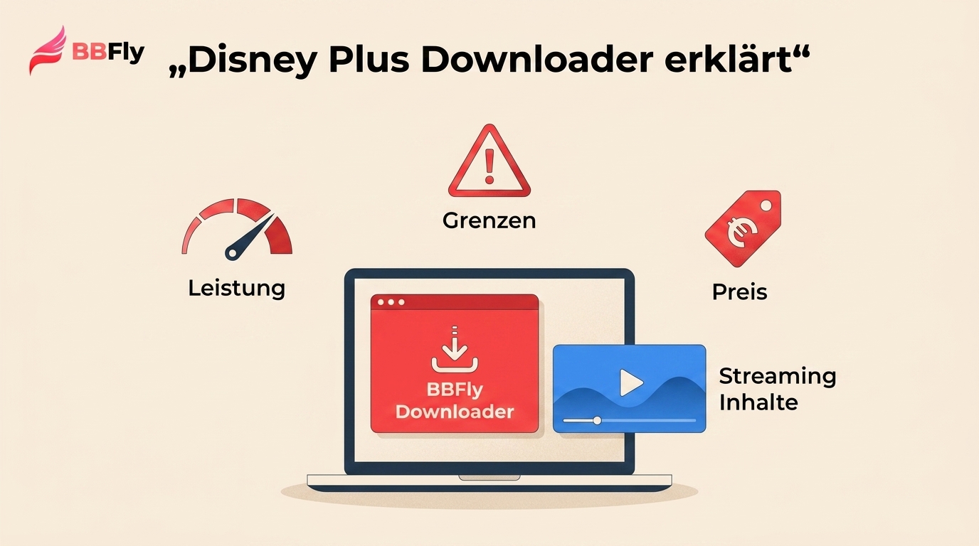 BBFly Disney Plus Downloader 2026: Leistung, Grenzen und Preis