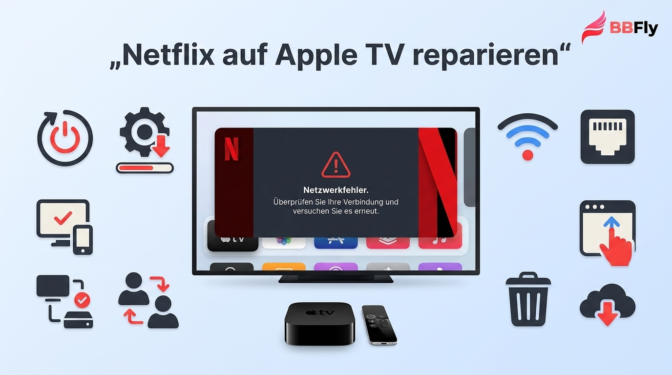 Netflix funktioniert nicht auf Apple TV: 8 schnelle Lösungen