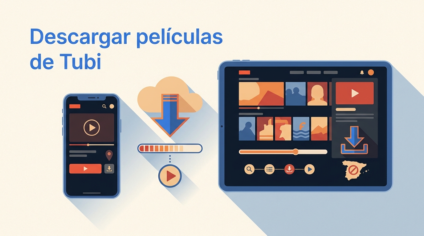 Descargar películas de Tubi: 4 pasos y límites en España