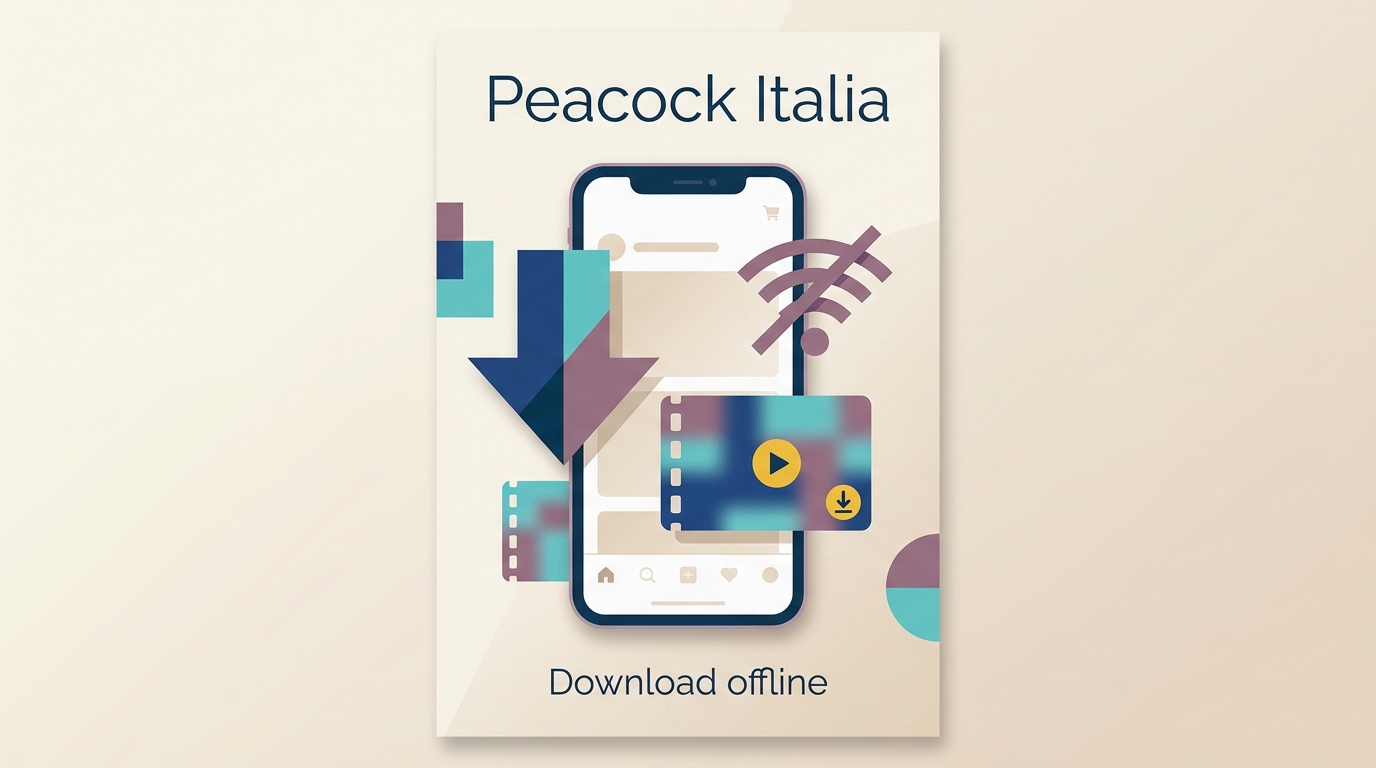 Come scaricare film da Peacock in Italia: download offline e limiti