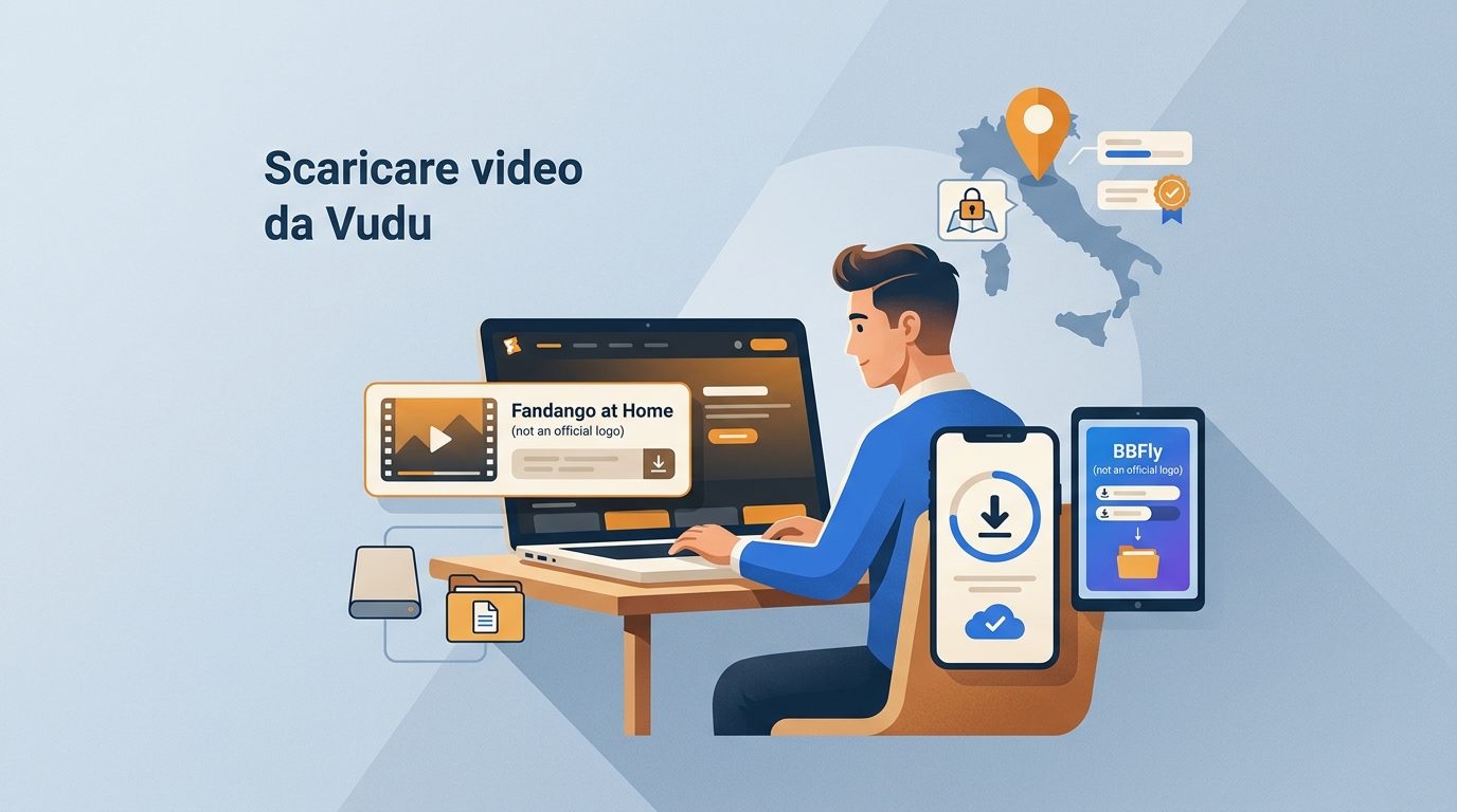 Scaricare video da Vudu (Fandango at Home): 2 metodi e limiti in Italia