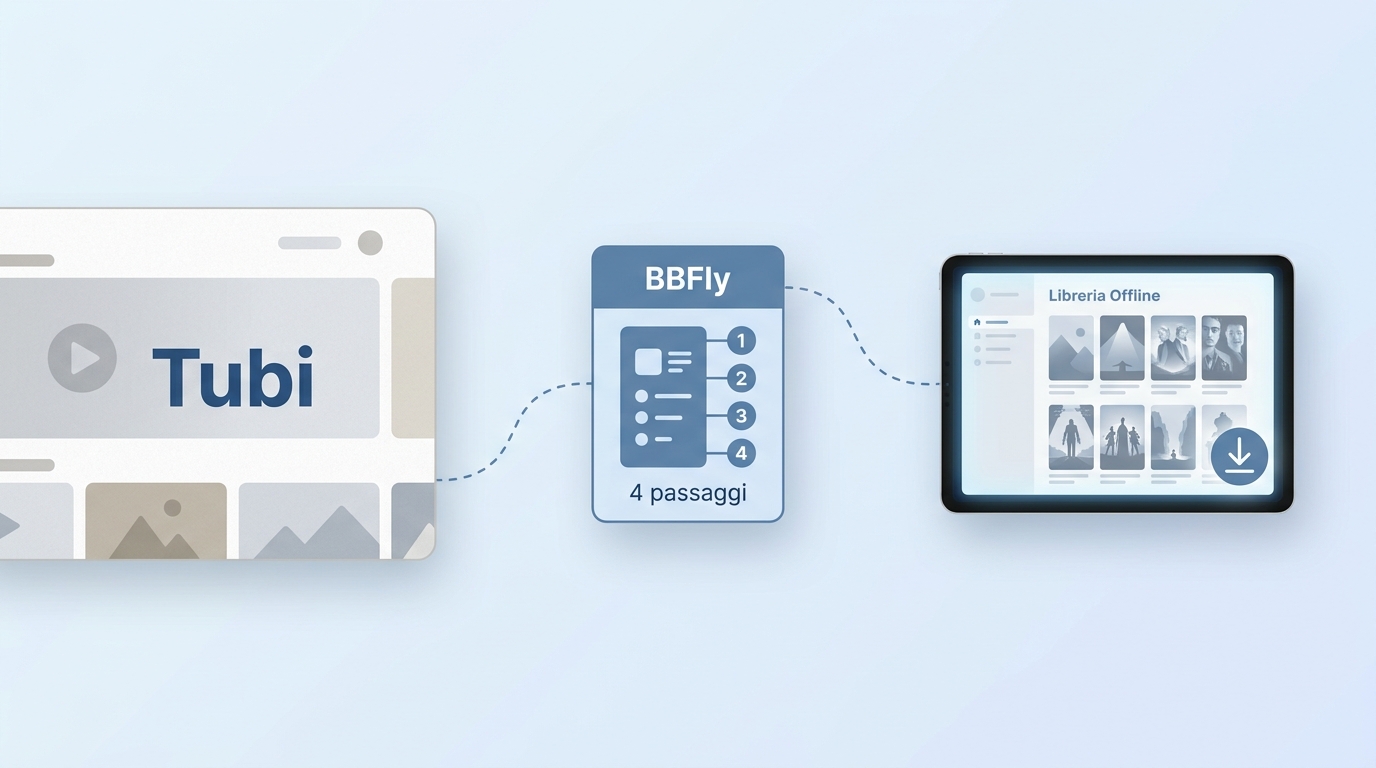 Come scaricare film da Tubi: 4 passaggi per l'offline