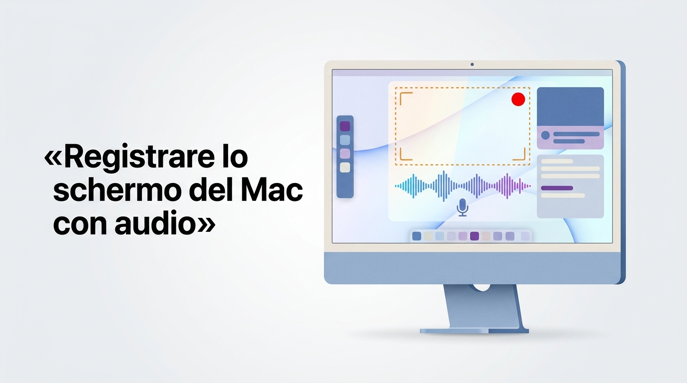 Come registrare lo schermo su Mac con audio