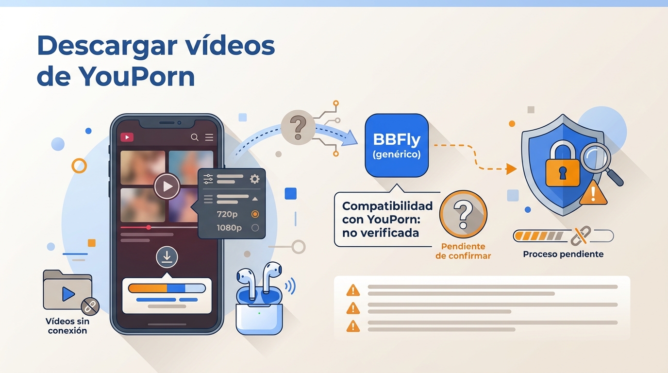 Descargar vídeos de YouPorn en 2026: opciones, calidad y seguridad