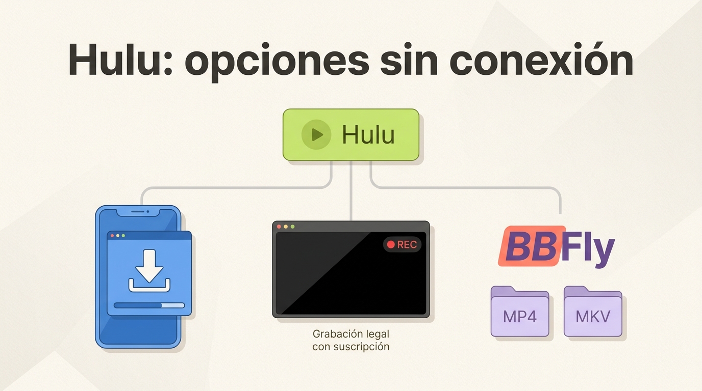 Cómo grabar Hulu sin pantalla negra: 3 opciones para España