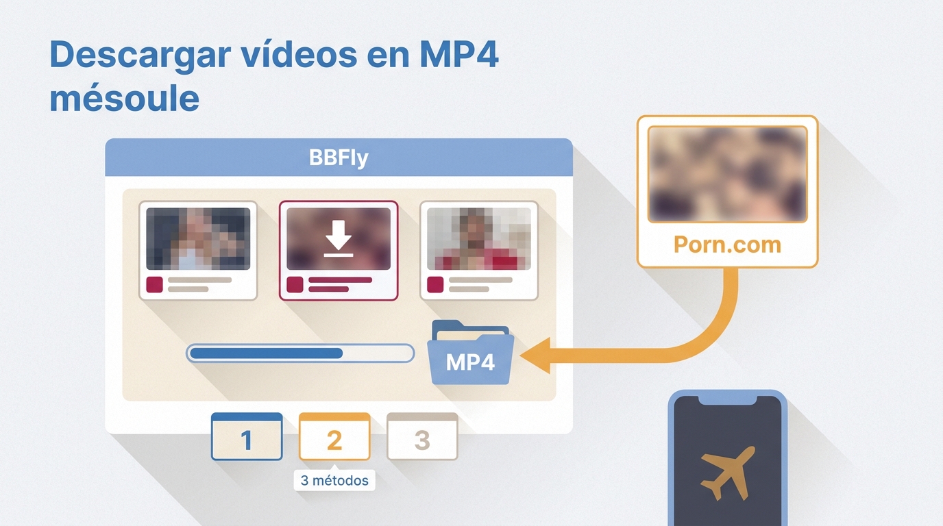 Descargar vídeos de Porn.com en MP4: 3 métodos comparados