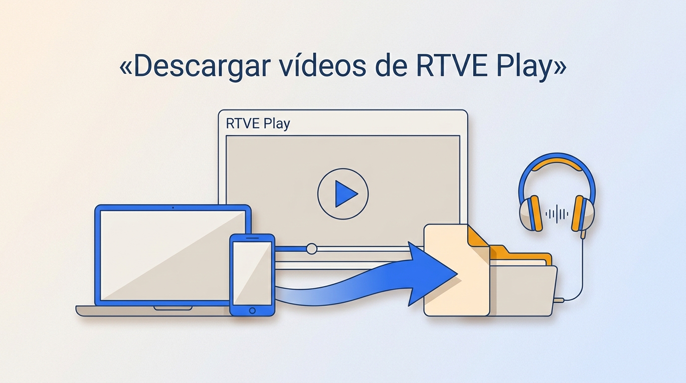 Descargar vídeos de RTVE Play: móvil, PC y alternativas