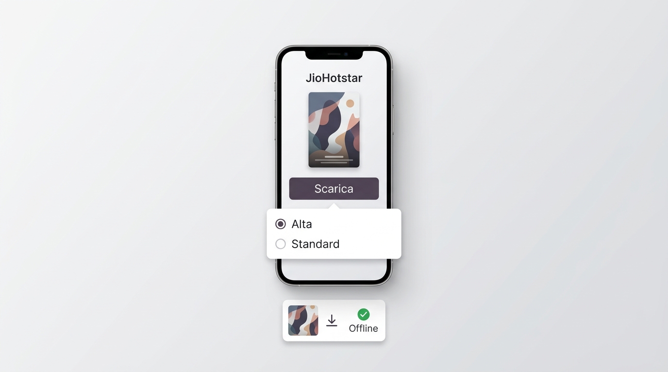 Download ufficiale nell’app JioHotstar con scelta qualità e contenuti offline.