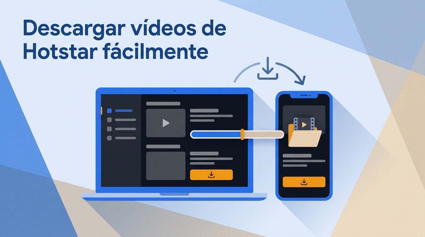 2 opciones para descargar vídeos de Hotstar en móvil y PC