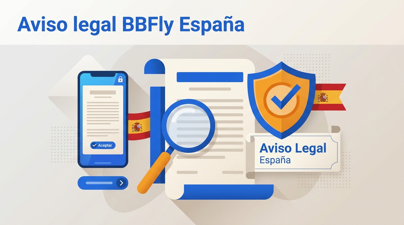 Aviso legal de BBFly para España