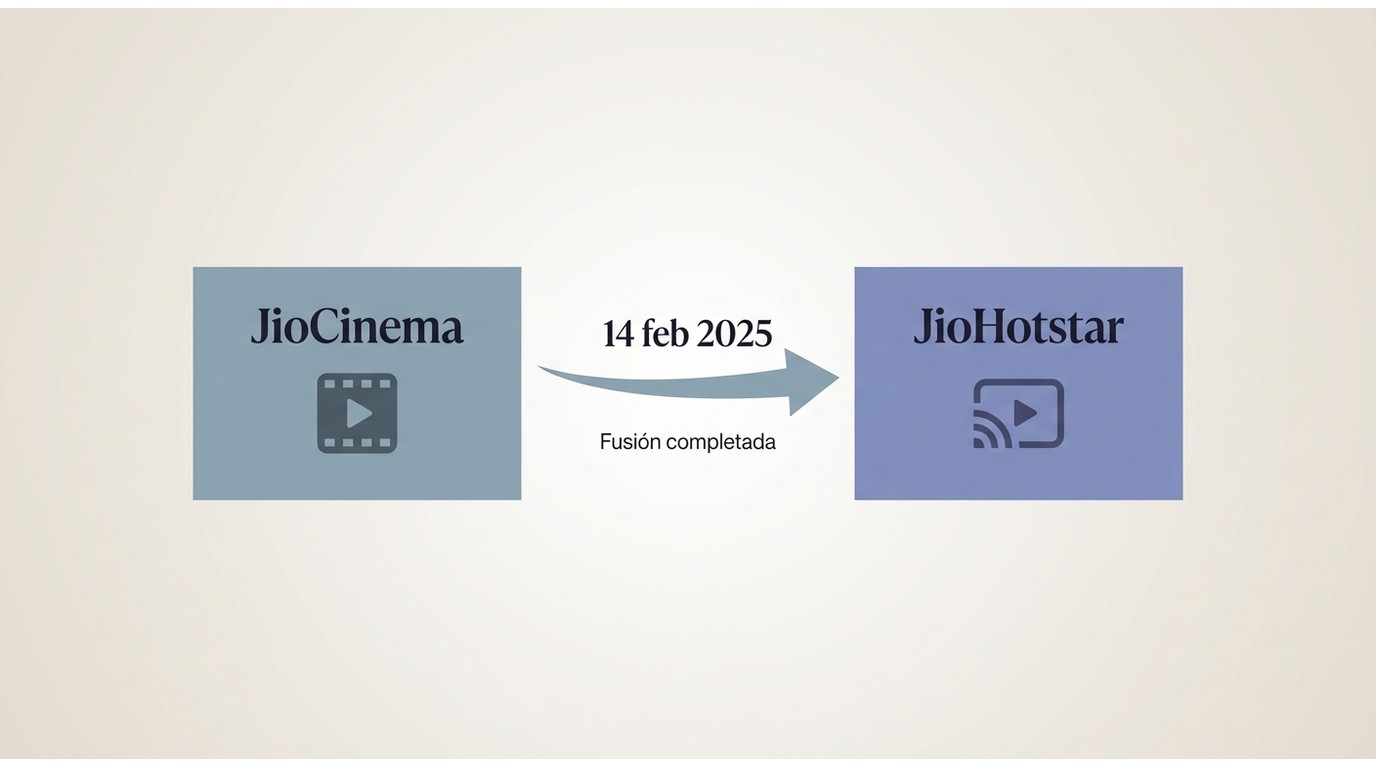 Fusión de JioCinema en JioHotstar el 14 de febrero de 2025