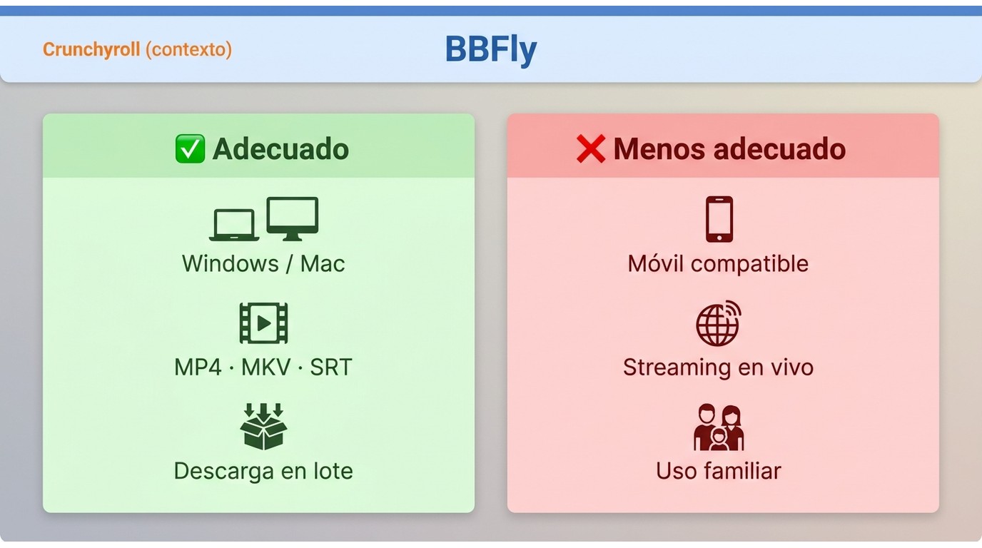 BBFly en windows y mac encaje real