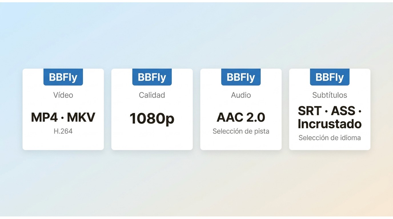 Calidad audio y subt tulos disponibles b0d0e7