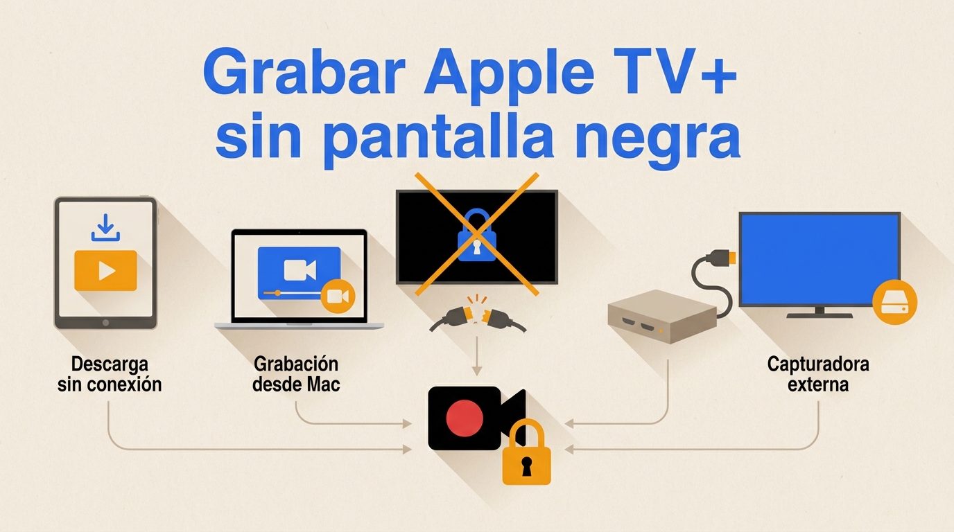 Cómo grabar Apple TV+ sin pantalla negra: 3 opciones