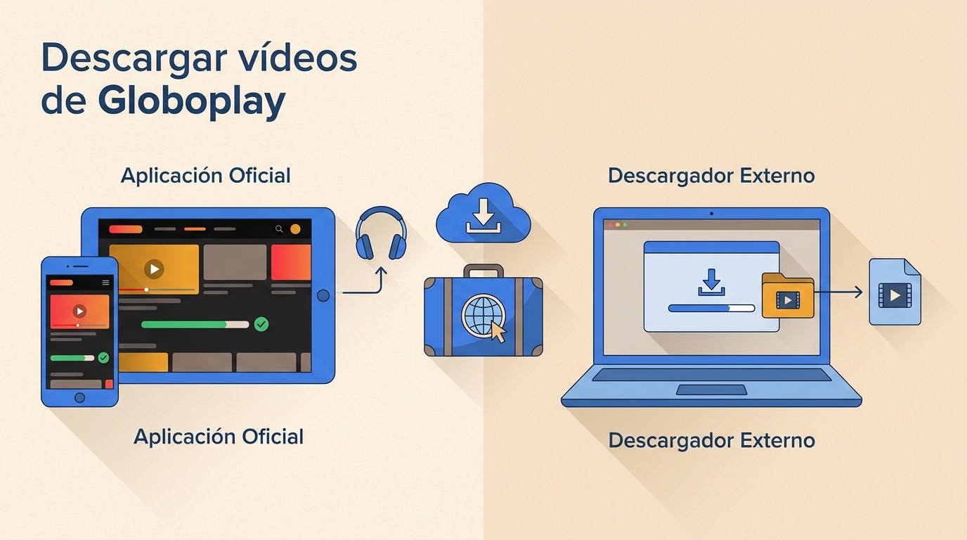 Cómo descargar vídeos de Globoplay en España: 2 opciones en 2026