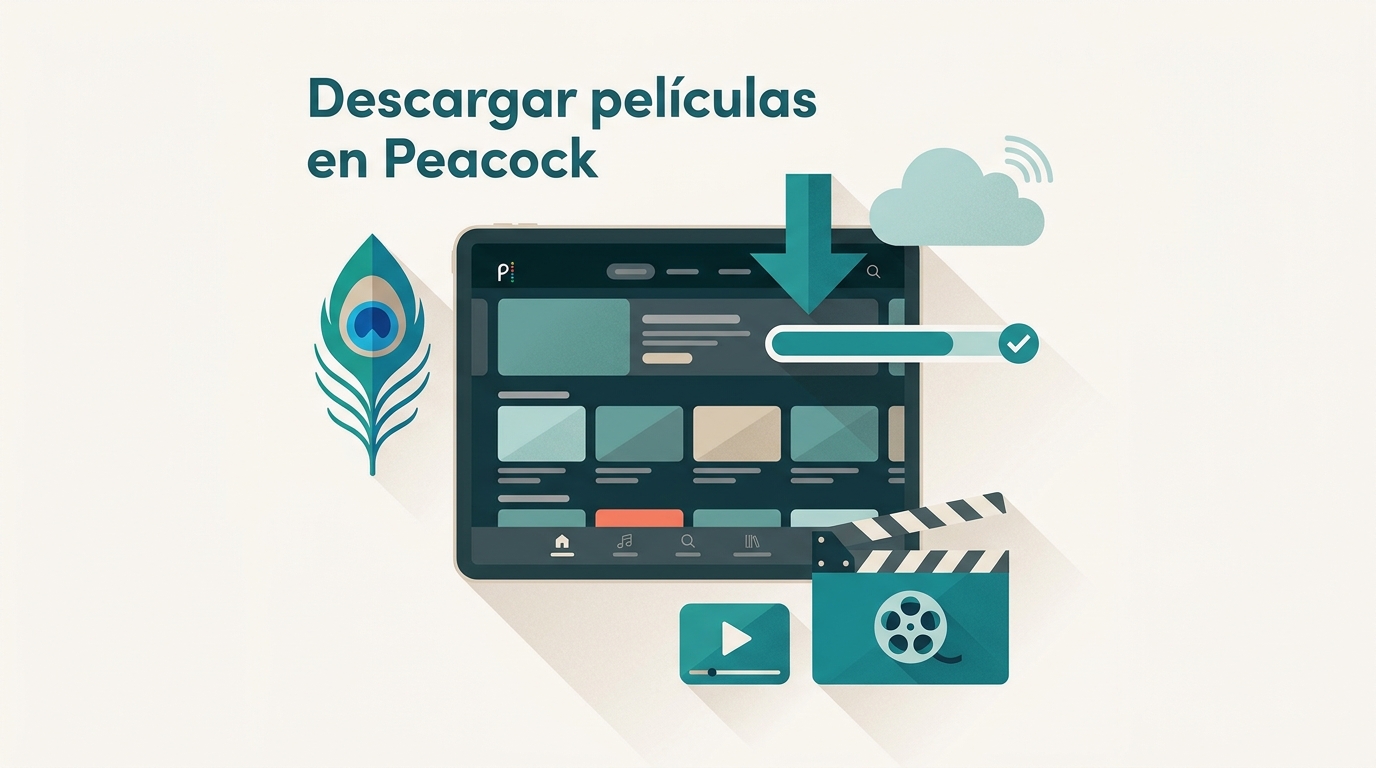 Cómo descargar películas en Peacock