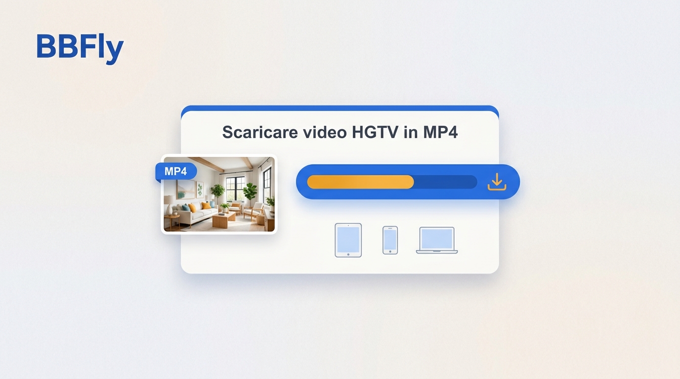 Scaricare video da HGTV: 4 passaggi, MP4 e limiti