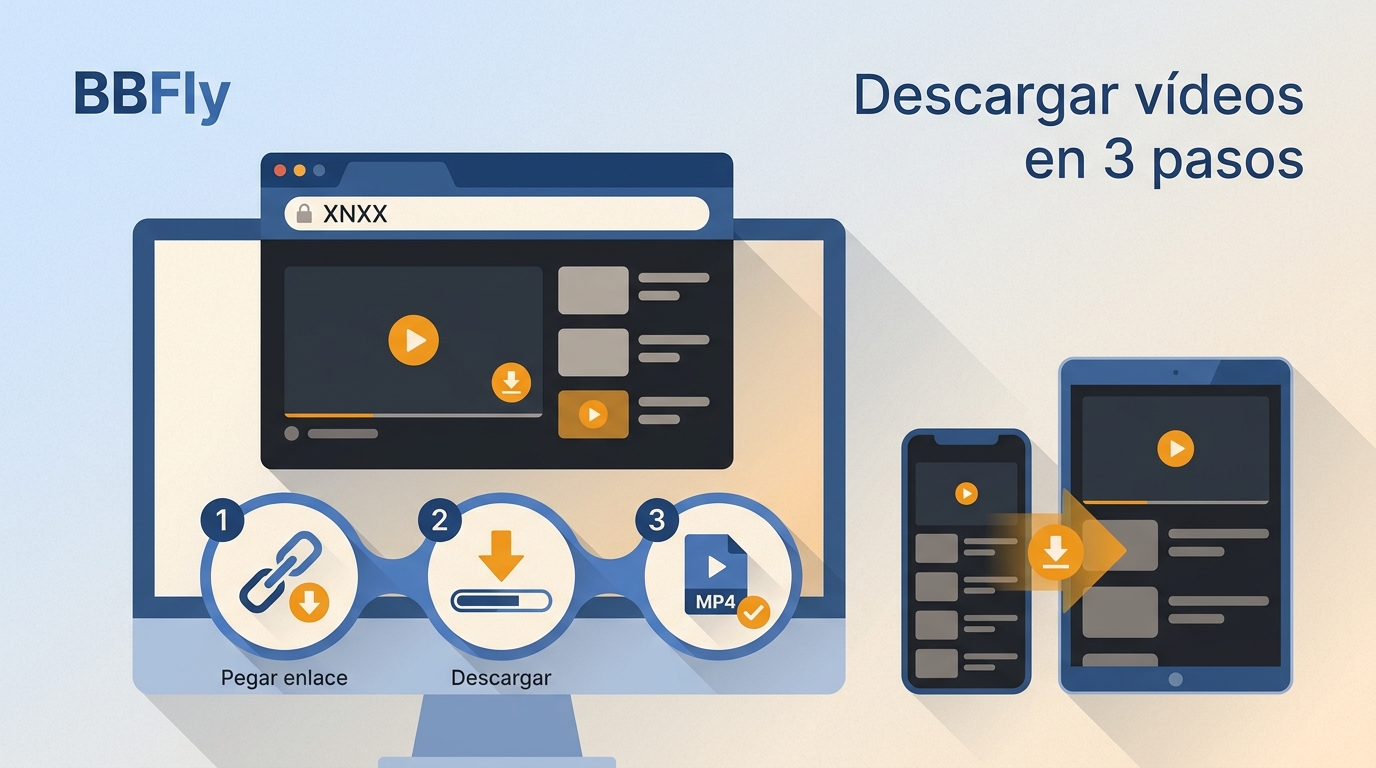 Cómo descargar vídeos de XNXX en 3 pasos (PC, Mac y móvil)