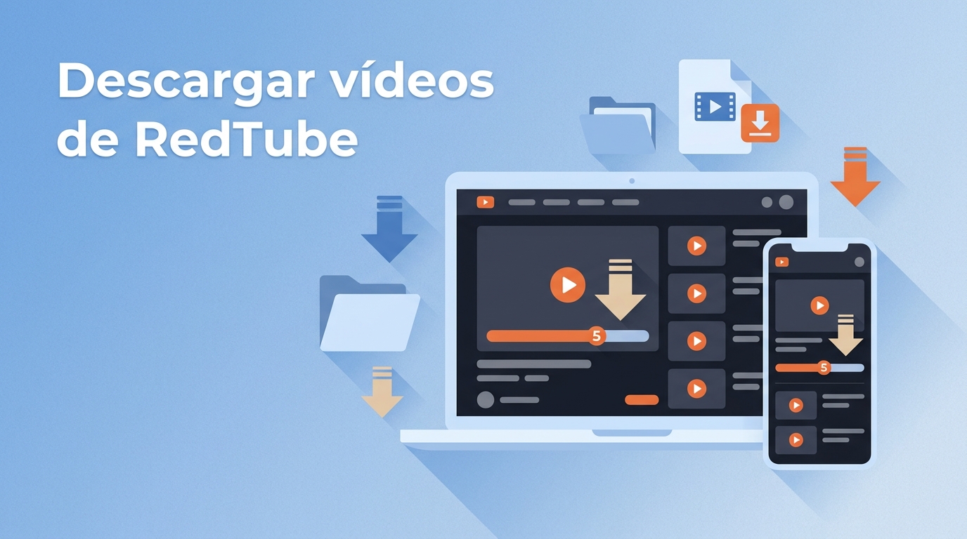 Cómo descargar vídeos de RedTube: 5 métodos comparados en 2026