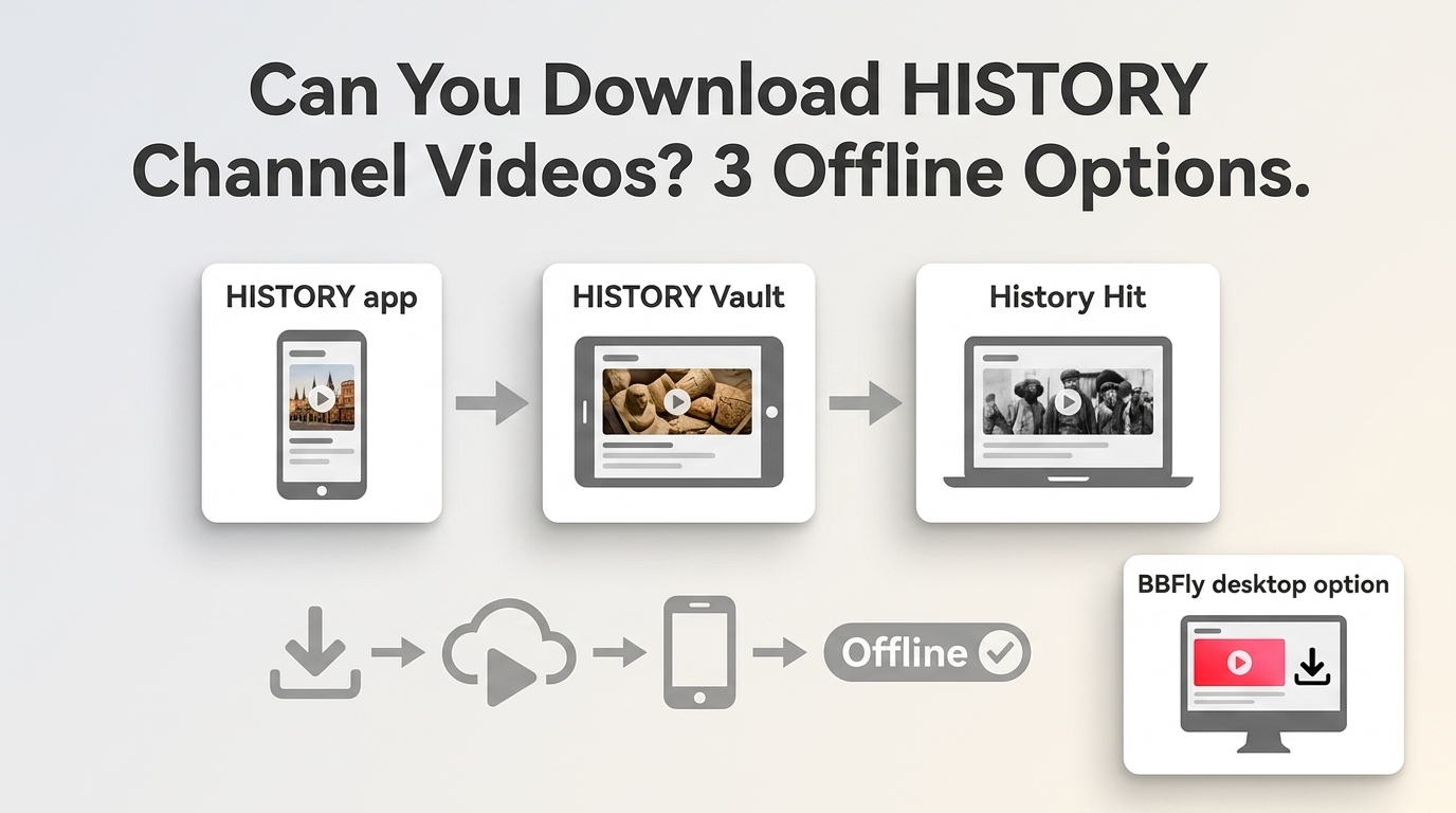 Can You Download HISTORY Channel Videos? 3 Offline Options