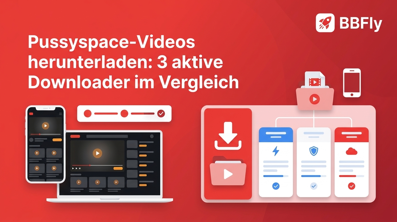 Pussyspace-Videos herunterladen: 3 aktive Downloader im Vergleich